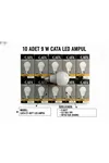 CT-4277 9w Led Ampul Beyaz 6500k 10'lu Paket AMPUL E27 UYUMLU
