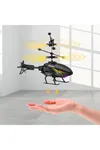 Lh-1804 El Sensörlü Usb Şarjlı Uçan Helikopter 20 Cm Karışık Renk( Sarı Yeşil Kırmızı)