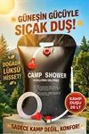 Kamp Duşu 20 LT Portatif Taşınabilir Kompakt Camp Shower 20 Litre Outdoor Duş Kamp Duş Piknik Duş