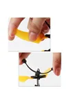 Lh-1804 El Sensörlü Usb Şarjlı Uçan Helikopter 20 Cm Karışık Renk( Sarı Yeşil Kırmızı)