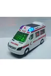Oyuncak Yerde Kendi Gezen Ambulans Araba Sesli Işıklı