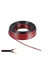 Kırmızı Siyah Zayıf Akım Hoparlör Kablosu 2x0.75 mm 25 Metre CCA