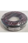 Kırmızı Siyah Zayıf Akım Hoparlör Kablosu 2x0.75 mm 25 Metre CCA
