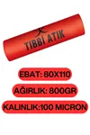 Tıbbi Atık Çöp Poşeti 80x110 800Gr 100 Micron 1 Rulo