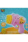 Köpük Atan Tabanca Oyuncağı Çok Delikli Pilli 23 Delikli Bubble Gun