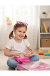 Piyano Kol Saati ve Gözlük 3 Parça Eğitici Oyuncak Pembe Kız Çocuklar