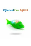 Yeşil Balık Müzikli Işıklı Yürüyen Balık Oyuncak 23 Cm