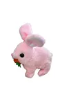 Tivens Elektronik Pilli Sesli Zıplayan Hareketli Havuçlu Peluş Tavşan 18x17 Cm kaliteli ürün
