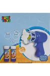 Köpük Atan Tabanca Mavi Çok Delikli Bubble Gun Oyuncak Pilli