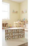 Ahşap Puzzle Alfabe Harfleri Öğrenme Eğitici Bul Tak- Yap Boz Oyuncak