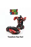 Transformer Robot Çek Bırak Kendinden Robota Dönüşen Bugatti Oyuncak Araba
