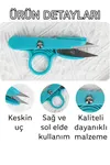 İplik Temizleme Makası 1 Adet Keskin Uçlu El Işi Terzi Dikiş Kumaş Kağıt Kesimi