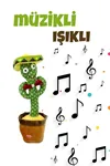 Konuşan Dans Eden, Müzikli Işıklı Saksı Kaktüs Peluş Oyuncak Ses Taklitçi