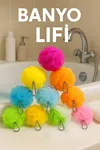 Banyo Lifi Vücut Duş Kesesi Top Lif Orta Boy