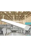 10'lu Paket 120 Cm 40 Watt Çift Sıra Ledli Led Bant Armatür 6500 Kelvin Beyaz Renk