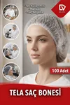 Saç Bonesi Bone Beyaz Tek Kullanımlık 100 Lü Paket Medikal Bone