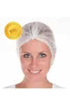 Saç Bonesi Bone Beyaz Tek Kullanımlık 100 Lü Paket Medikal Bone