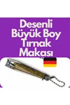 Büyük Boy Tırnak Makası Desenli