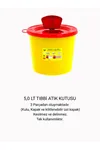 Tıbbi Atık Kutusu 5 LT 5 Adet