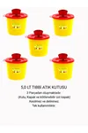 Tıbbi Atık Kutusu 5 LT 5 Adet