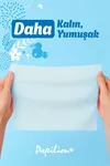 Baby Wipes Extra Kalın Islak Bebek Havlusu Kokusuz Hypoallergenic 12x100 1200 Yaprak Avantaj Paketi