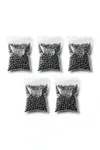 Siyah Gri Renk 20x13 Cm. Boncuk Atan Tabanca Ve 5 Paket 300 Adet Boncuk Hediyeli