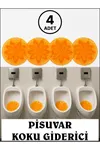 Pisuvar Koku Giderici Süzgeç Mango Kokulu 4'lü Ekonomik Paket Pisuar Süzgeci Pisuvar Blok