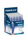 Orjinal BÜRO Mavi Tükenmez Kalem Ince Uçlu 50'li Pk (PENSAN)