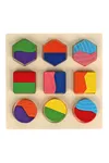 Doğal Ahşap Eğitici Oyuncak Montessori Geometrik Şekiller  Bultak Oyun Seti