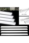 8 Adet 40w Floresan Yatay Led Bant Armatür Tavan Aydınlatma 120 Cm Led Armatür