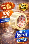 TAM 100 METRE 45x100 Koli Bandı Şeffaf A Kalite Bant