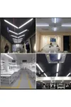 8 Adet 40w Floresan Yatay Led Bant Armatür Tavan Aydınlatma 120 Cm Led Armatür