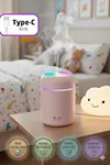300 ml Ultrasonik Ledli Hava Nemlendirici Buhar Makinesi Ve Aroma Difüzörü
