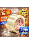 TAM 100 METRE 45x100 Koli Bandı Şeffaf A Kalite Bant