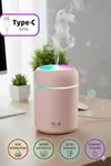 300 ml Ultrasonik Ledli Hava Nemlendirici Buhar Makinesi Ve Aroma Difüzörü
