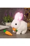 Sesli Hareketli Tavşan Oyuncak – Zıplayan Peluş Tavşan (Havuçlu)